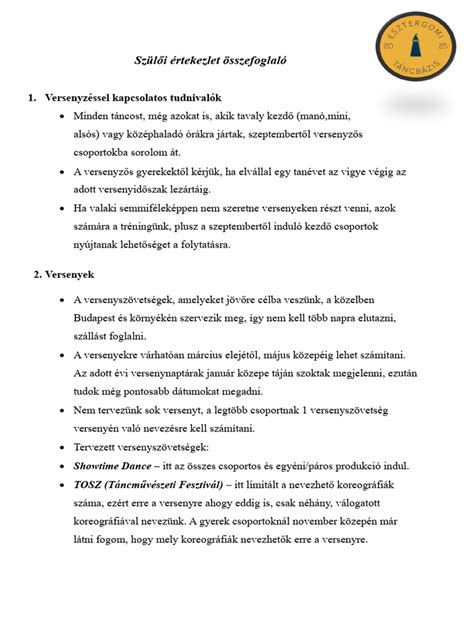 A szülői kötelezettségeket összefoglaló infografika