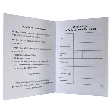 macska oltási kiskönyv