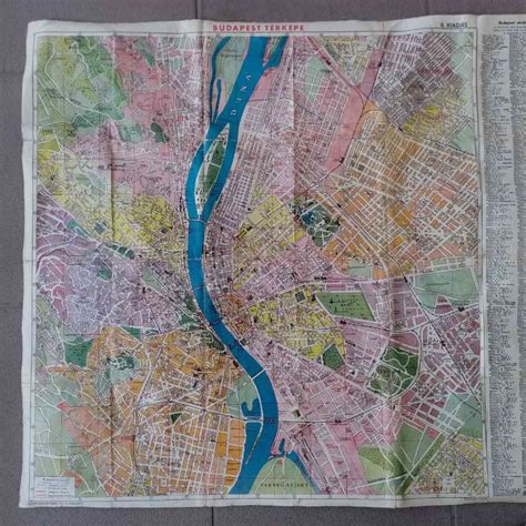 Budapest II. kerületének domborzati térképe