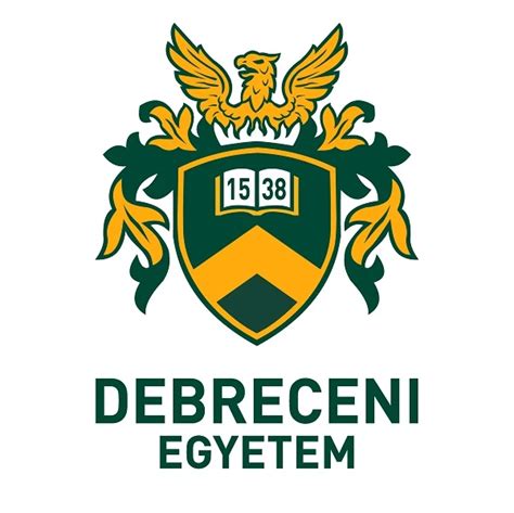 A Debreceni Egyetem épülete és logója