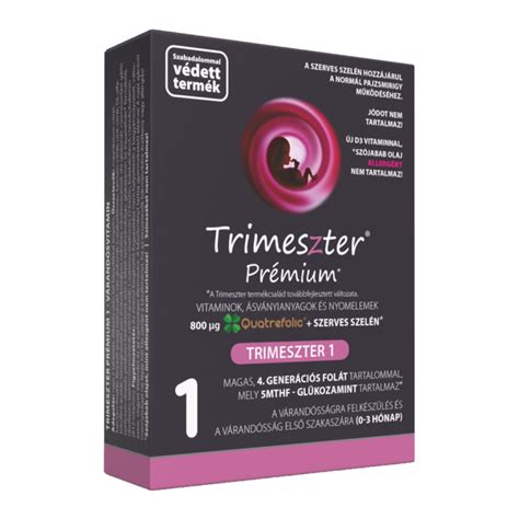 Trimeszter vitaminok áttekintése