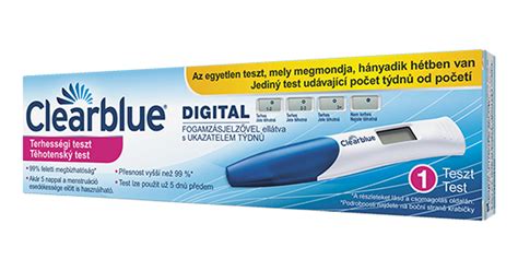 Clearblue terhességi teszt