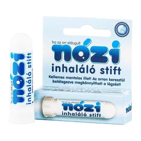 összetevők inhaláló stift