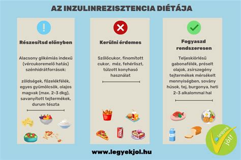 Az inzulinrezisztencia okait bemutató infografika
