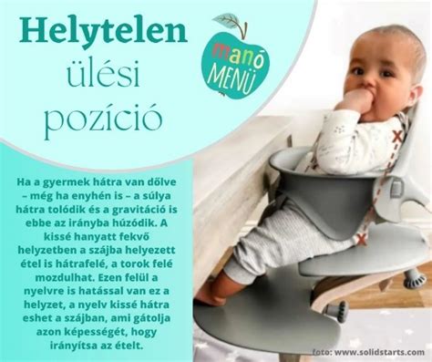 Helyes és helytelen ülési pozíciók csecsemőknél