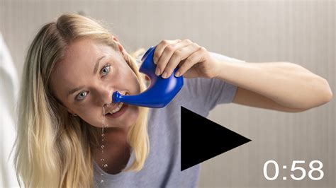 sóoldatos orröblítés és inhalálás szemléltetése