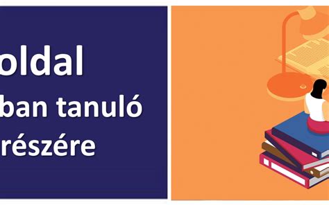 Egy tanuló könyvekkel otthon, távoktatásban