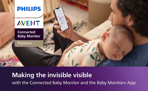 Philips Avent Baby Monitor+ alkalmazás felülete