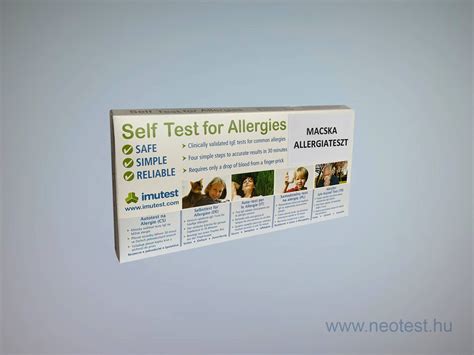 Allergiateszt végzése