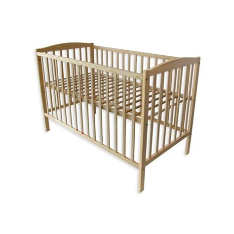 Fenyő rácsos kiságy stílusos babaszobában