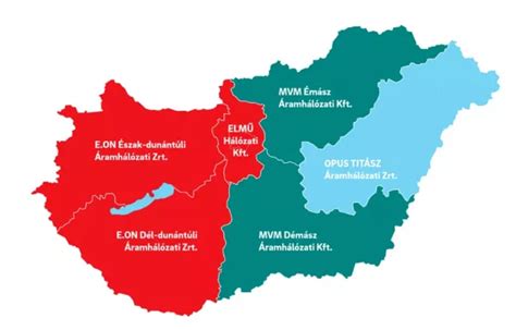 Térkép, amely bemutatja az illetékes anyakönyvvezetők területi elosztását