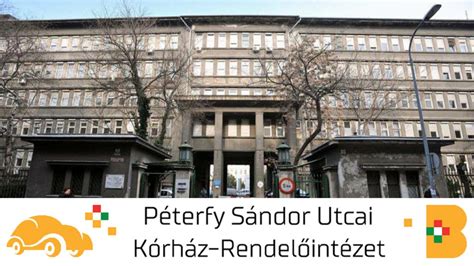 A Péterfy Sándor Utcai Kórház főbejárata
