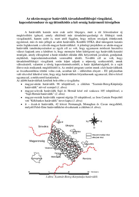 Magyar-ukrán határvidék gazdasági potenciálja