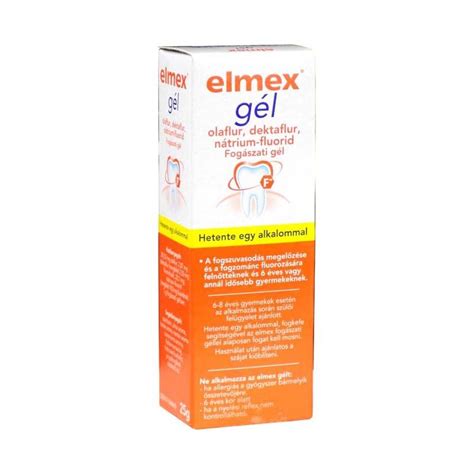 Fogmosás Elmex géllel