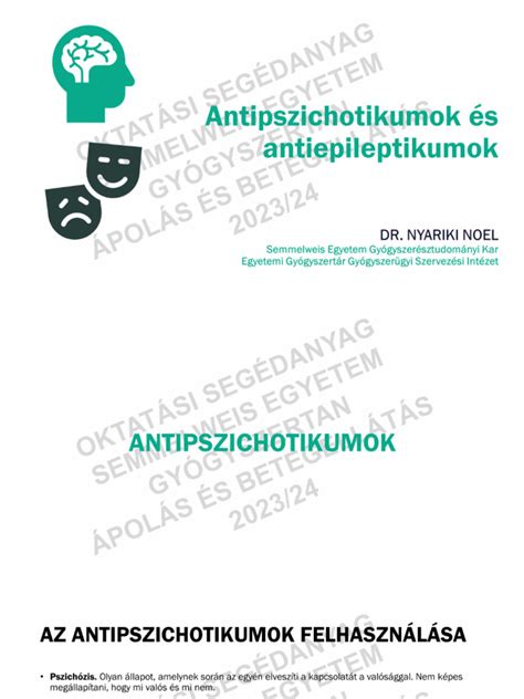 Antiepileptikumok és hatásmechanizmusuk