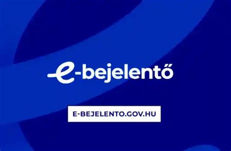 E-bejelentő felület képernyőképe