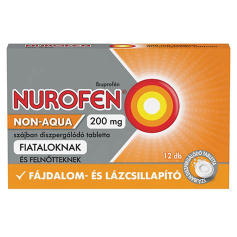 Nurofen készítmények és hatóanyagaik