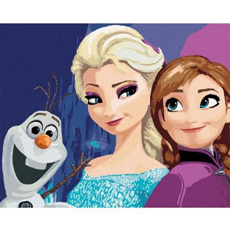 A Jégvarázs főszereplői: Elza, Anna, Olaf