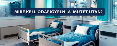 Műtét utáni felépülés infographic