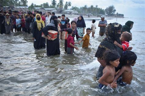 A rohingya menekülttábor lakóépületei