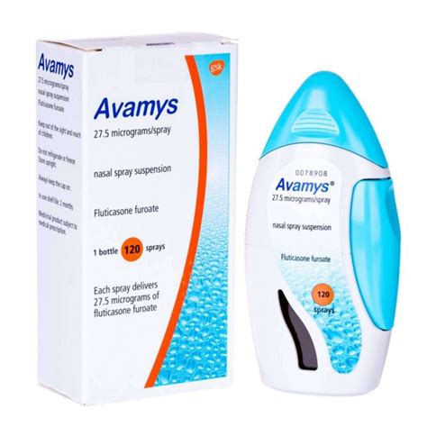 Avamys orrspray csomagolása
