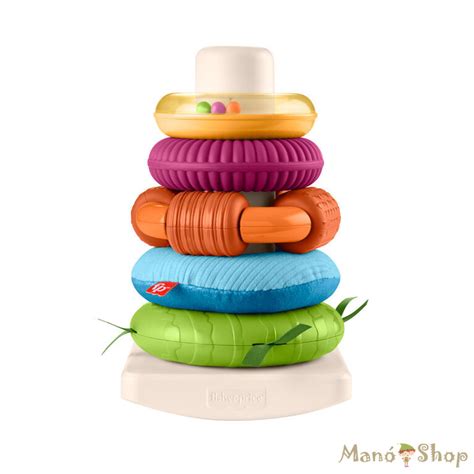 Fisher-Price Kis Kezek Gyűrűpiramis (HXK47) - kép