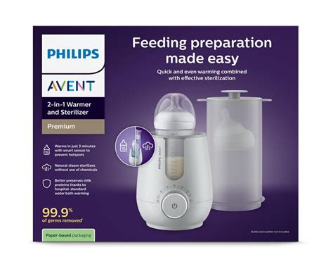 Philips Avent cumisüveg-melegítő méretei és kompatibilitása