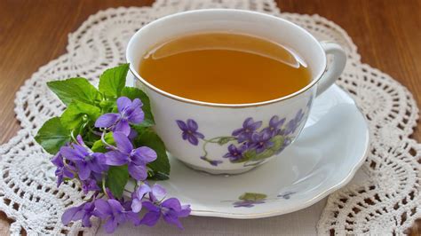 Ibolya tea készítése