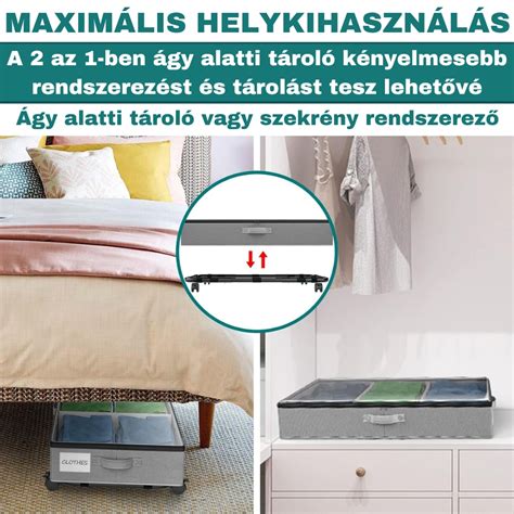 Gyerekágy alatti tároló dobozok