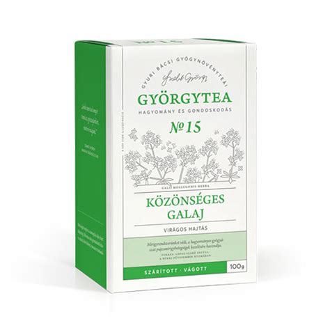 Galaj tea elkészítése és fogyasztása