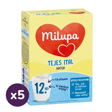 A Milupa Tejes Ital doboza, kiemelve a vitamin- és ásványianyag-tartalmat