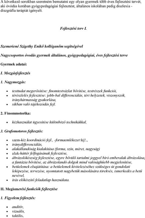 Hipotónia fejlesztési módszerei