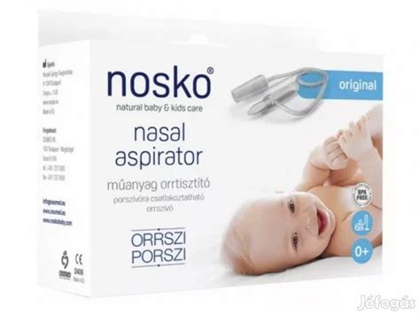 Porszívós orrszívó használata