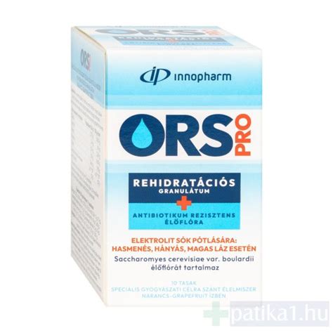 Orális rehidratációs sók (ORS) csomagolása
