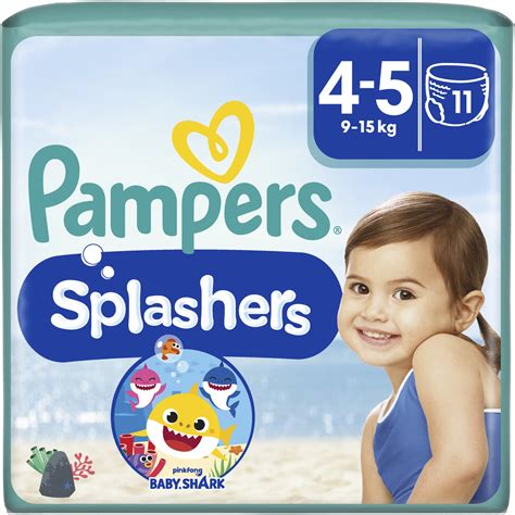 Pampers Splashers úszópelenka használat közben