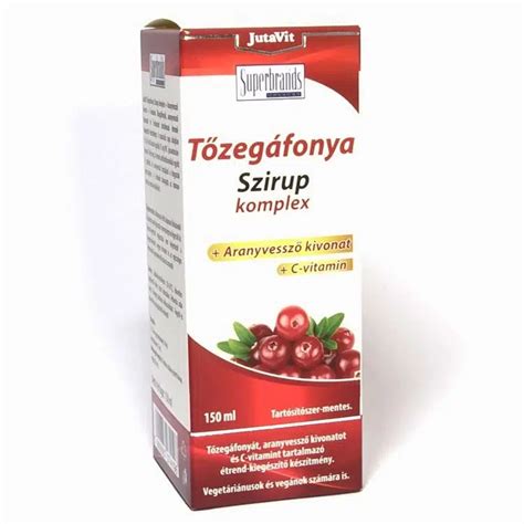 Különböző tőzegáfonya termékek