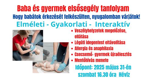 Baba elsősegély tanfolyam