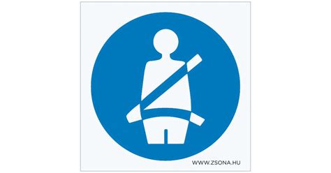 Figyelmeztető jelzés biztonsági öv használatáról