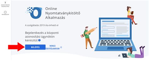 A NAV Online Nyomtatványkitöltő Alkalmazás (ONYA) felülete