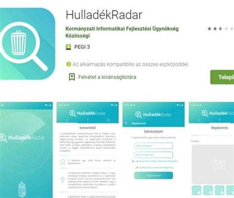 HulladékRadar alkalmazás
