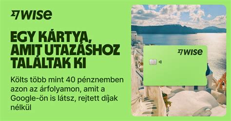 Wise logó és kártya