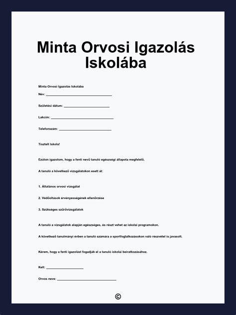 Orvosi dokumentumok és beleegyező nyilatkozatok