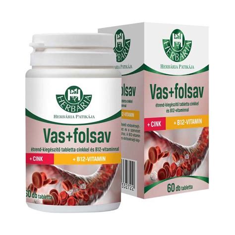 Vas és folsav szerepe a vörösvértest-képzésben