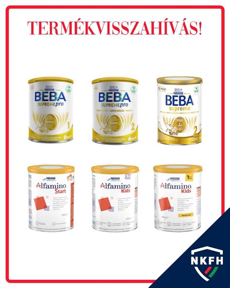 Különböző tápszer márkák áttekintése