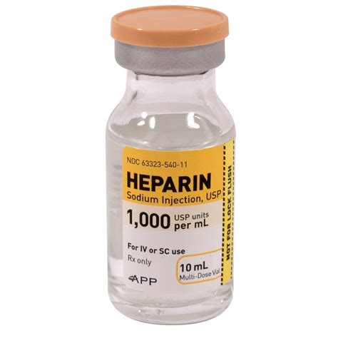 Heparin injekció beadásának módja