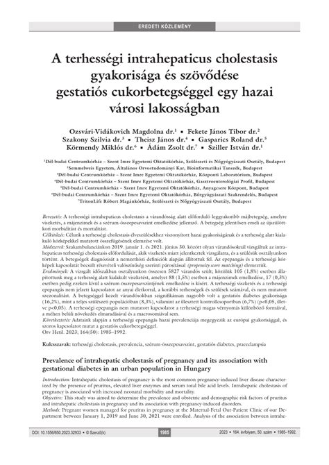 A fiatalkori és terhességi emlőrák előfordulási gyakorisága
