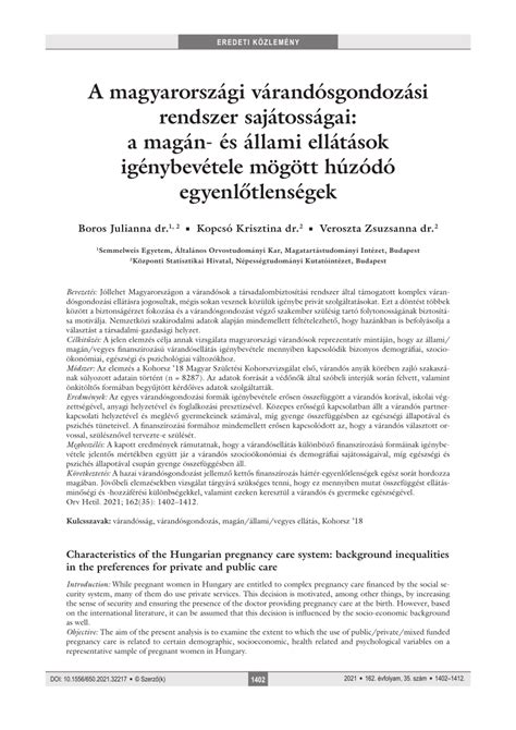 Várandósgondozási rendszer