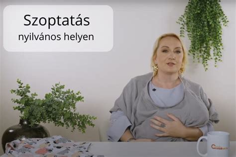 Szoptatós anyuka, aki diszkréten szoptat nyilvános helyen