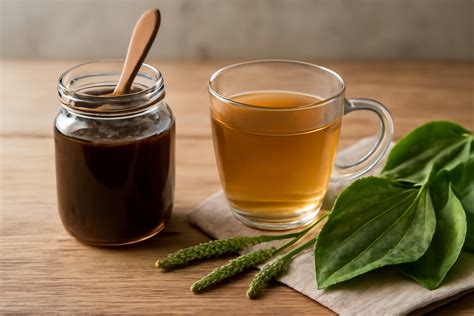 Lándzsás útifű tea készítése lépésről lépésre