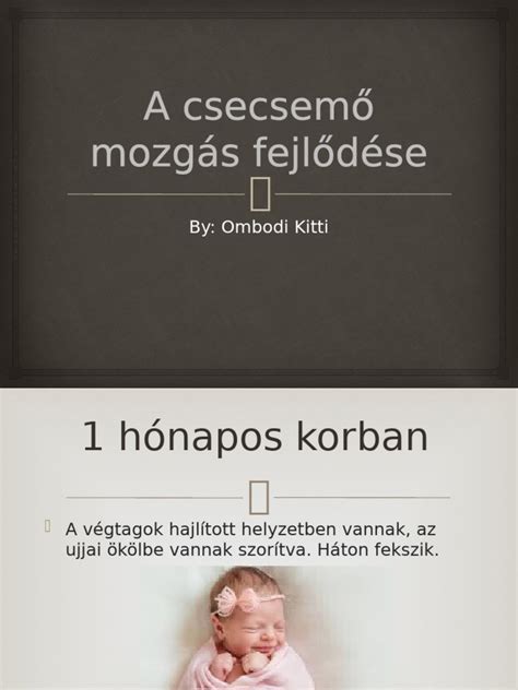 A csecsemő nyaki izmainak fejlődése